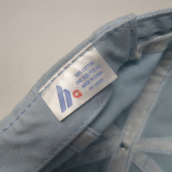 Pine Island Slideback Baseball Cap Blue One Size Adjustable Embroidered 6 Panel - Picture 9 of 9